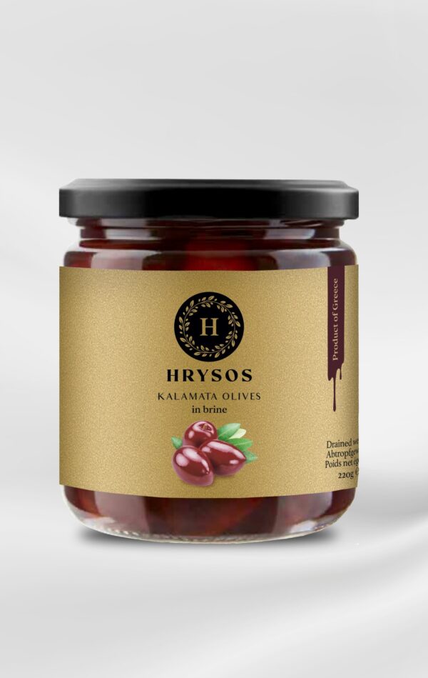 HRYSOS KALAMON OLIVES IN BRINE