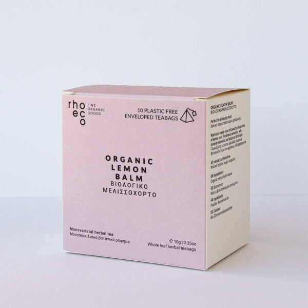 RHOECO ORGANIC LEMON BALM [Teabags]
