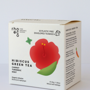 RHOECO HIBISCUS GREEN TEA [Teabags]